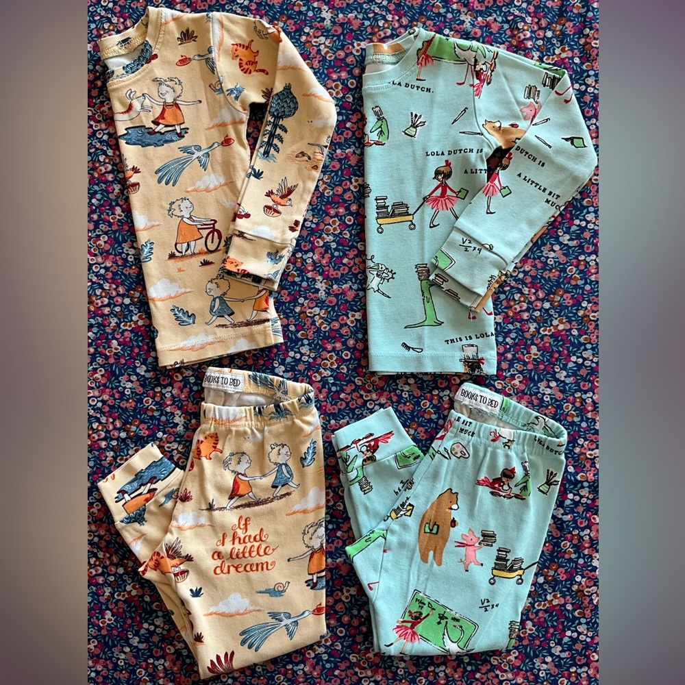 Books to Bed Toddler Pajama Sets - Lola Dutch and If I Had a Little Dream
